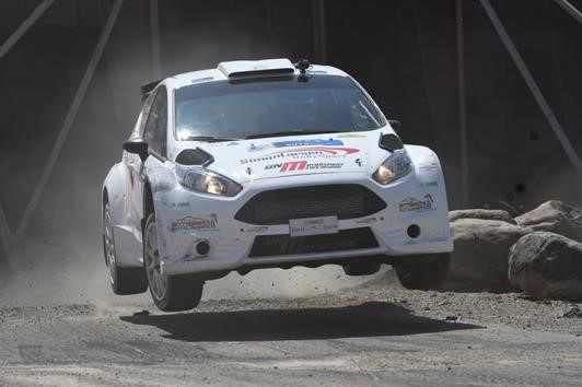 Simon Larsen var flyvende efter et års pause som rallykører
(Foto: MD/autoMOTIV)